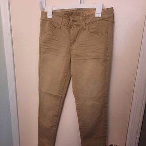 AEO 8 Tan Jegging Khaki Super Stretch